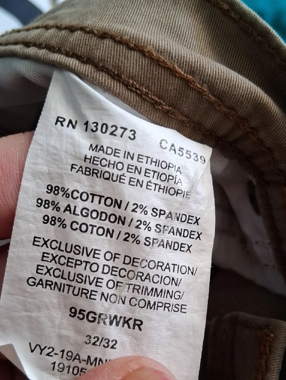 Wrangler durable chinos